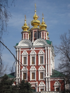 The entrance to Novodevichy Convent. 